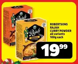 Usave Robertsons rajah curry powder offer