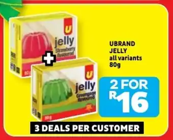 Usave Ubrand jelly offer