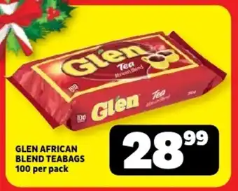 Usave Glen african blend teabags offer