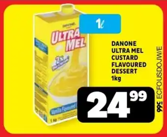 Usave Danone ultra mel custard flavoured dessert offer