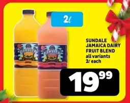 Usave Sundale jamaica dairy fruit blend offer