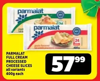 Usave Parmalat full cream processed cheese slices offer