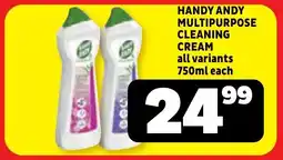 Usave Handy andy multipurpose cleaning cream offer