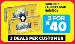 Usave Sunlight laundry soap bar offer