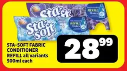 Usave Sta-soft fabric conditioner refill offer