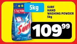 Usave Surf hand washing powder offer