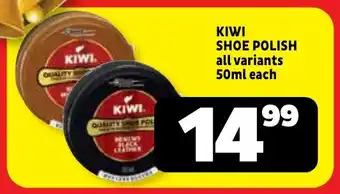 Usave Kiwi shoe polish offer