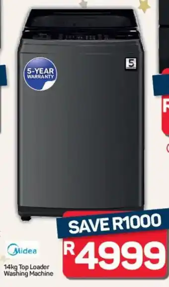 Pick n Pay Hypermarket Midea Top Loader Washing Machine offer