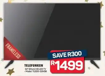 Pick n Pay Hypermarket TELEFUNKEN 32" 81cm HD LED TV offer