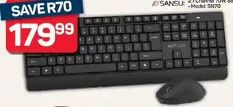 Pick n Pay Hypermarket Astrum Wireless Keyboard & Mouse Combo offer