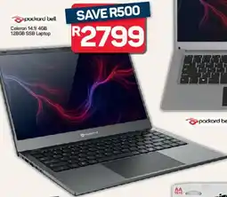 Pick n Pay Hypermarket Packard Bell Celeron 14.1l 4GB 128GB SSB Laptop offer