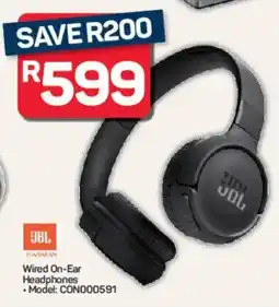 Pick n Pay Hypermarket JBL Wired On-Ear Headphones offer