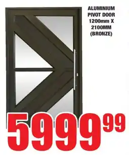 Boxer Build Aluminium pivot door offer