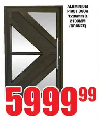 Boxer Build Aluminium pivot door offer