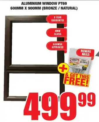 Boxer Build Aluminium window pt69 offer