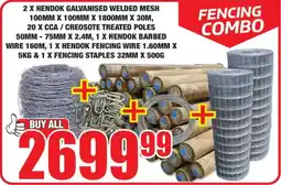 Boxer Build Fencing combo offer