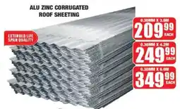 Boxer Build Alu zinc corrugated roof sheeting offer