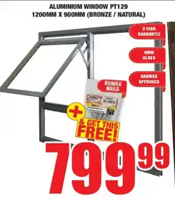 Boxer Build Aluminium window pt129 offer