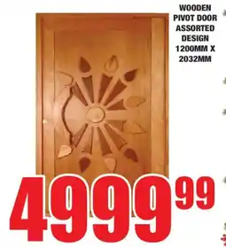 Boxer Build Wooden pivot door assorted design offer