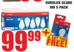 Boxer Build Eurolux globe 9w offer