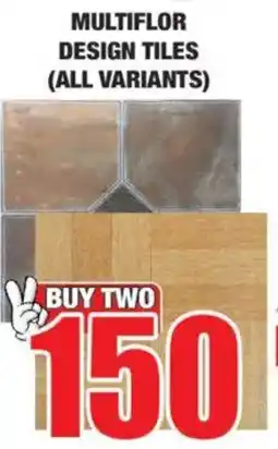 Boxer Build Multiflor design tiles offer