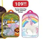 PNA Nursery School Bag Small Selected Designs-Each offer