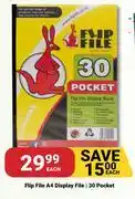 PNA Flip File A4 Display File 30 Pocket-Each offer