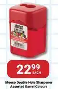 PNA Meeco Double Hole Sharpener Assorted Barrel Colours-Each offer