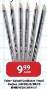 PNA Faber Castell Goldfaber Pencil Singles 6B/5B/4B/3B/2B/B/HB/H/2H/3H/4H/F-Each offer