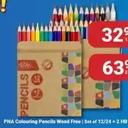 PNA PNA Colouring Pencils Wood Free Set Of 12 + 2 HB offer