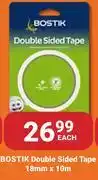 PNA Bostik Double Sided Tape 18mm x 10m-Each offer