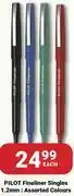 PNA Pilot Fineliner Singles 1.2mm Assorted Colours-Each offer