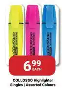 PNA Collosso Highlighter Singles Assorted Colours-Each offer