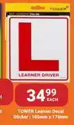 PNA Tower Learner Decal Sticker 165mm x 176mm-Each offer