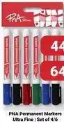 PNA PNA Permanent Markers Ultra Fine Set Of 4 offer
