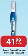 PNA Pentel Correct Express Correction Pen-7ml Each offer