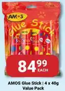 PNA Amos Glue Stick Value Pack-4 x 40g offer