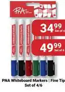 PNA PNA Whiteboard Markers Fine Tip Set Of 4 offer