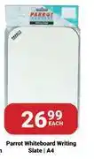 PNA Parrot Whiteboard Writing Slate A4-Each offer