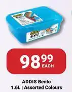 PNA Addis Bento Assorted Colours-1.6L Each offer