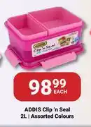 PNA Addis Clip n Seal Assorted Colours-2L Each offer