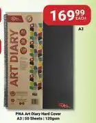 PNA PNA Art Diary Hard Cover A3 50 Sheets 120gsm-Each offer