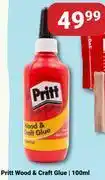 PNA Pritt Wood & Craft Glue-100ml offer