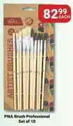 PNA PNA Professional Brush Set Of 10 offer