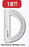 PNA SDS Protractor 180 Degree (15cm)-Each offer