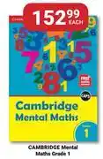 PNA Cambridge Mental Maths (Grade 1)-Each offer