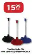 PNA Treeline Spike File With Safety Clip (Black/Red/Blue)-Each offer