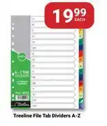 PNA Treeline Dividers A-Z-Each offer