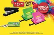 PNA Treeline Stapler Full Strip Metal 20 Sheet, Office Punch & Staples No 56 26/6 Pack Of 5000-For All offer