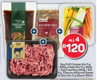 Pick n Pay All 4 for R120 offer